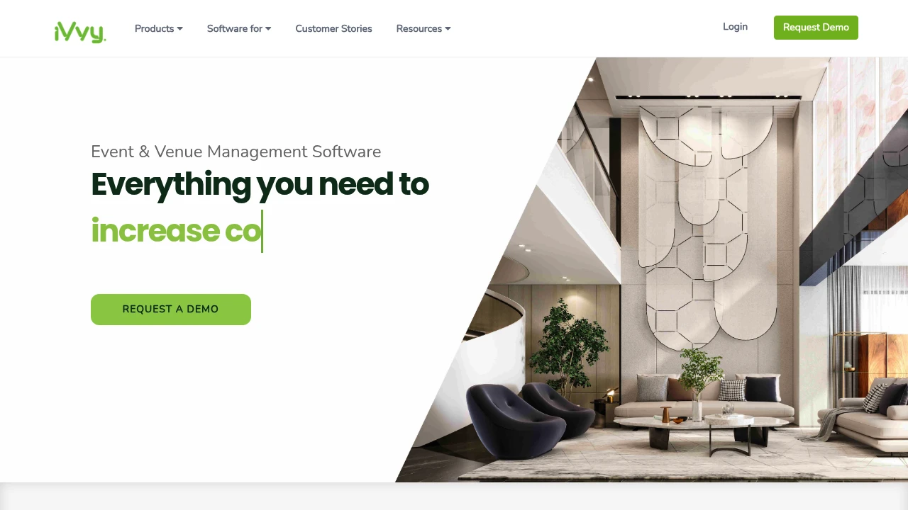 Screenshot of iVvy website