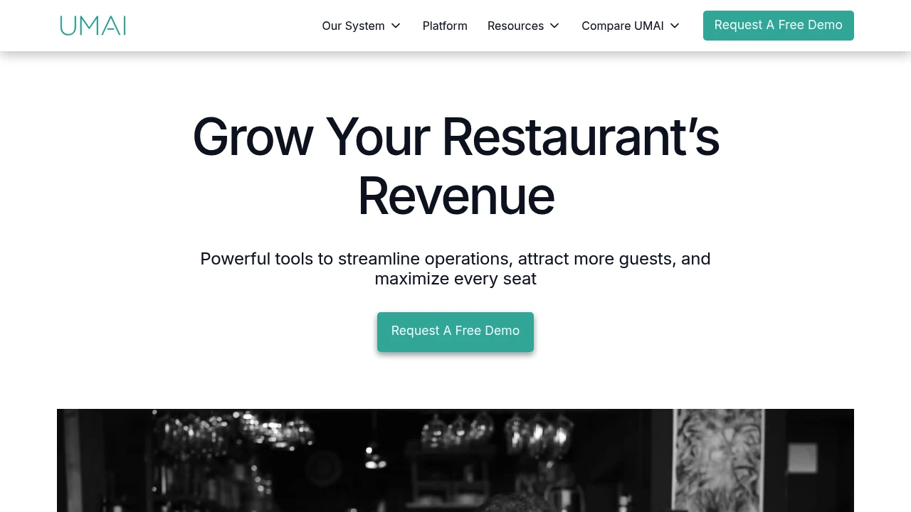 Screenshot of UMAI website